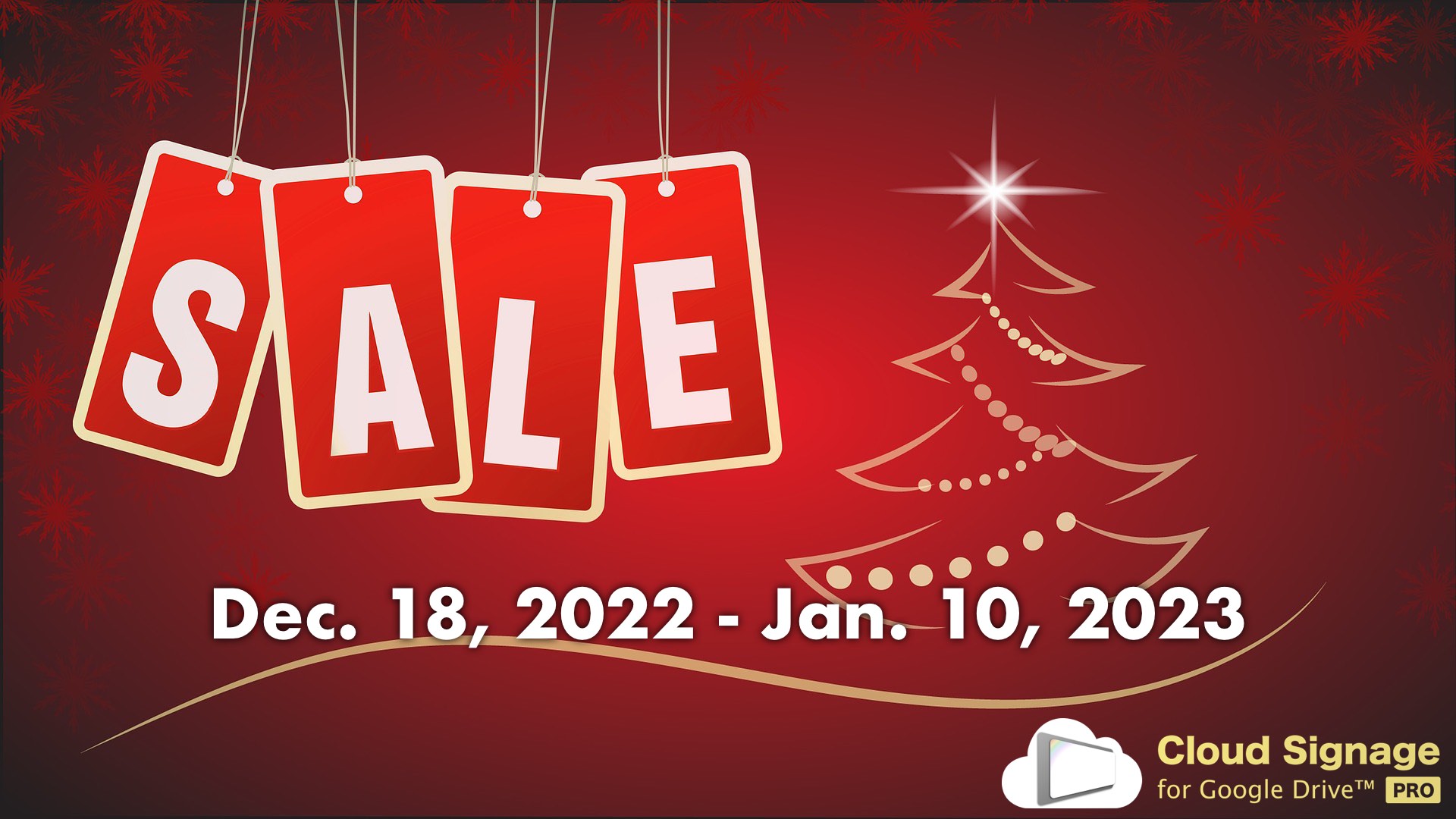 2022-2023 New Year holiday season sale
